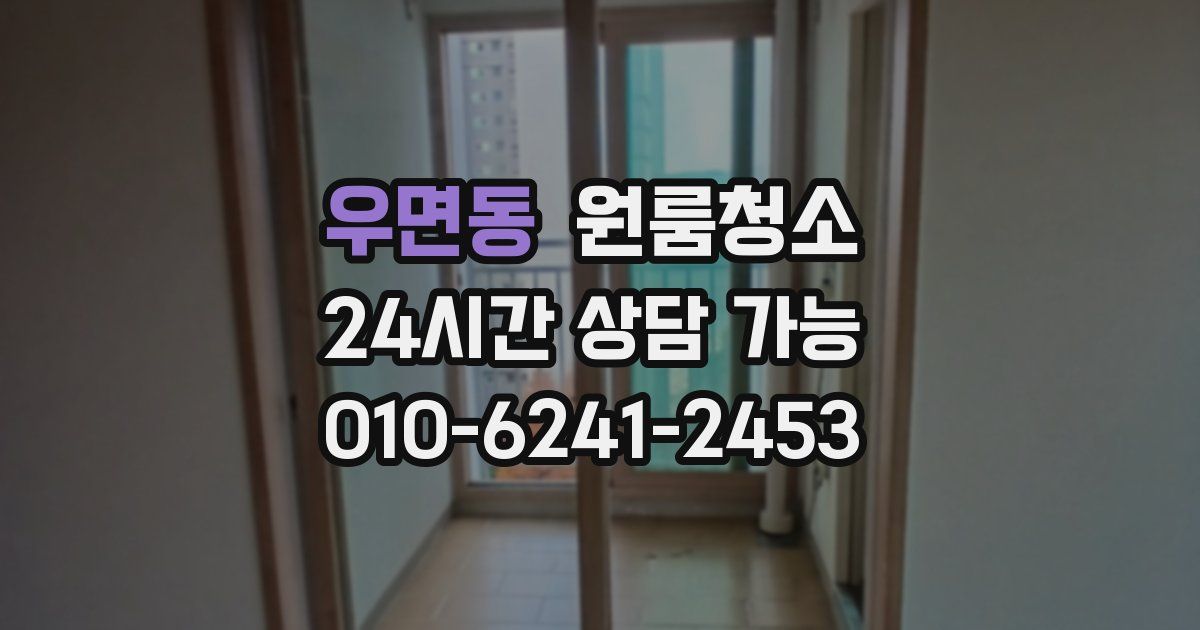 우면동 입주청소