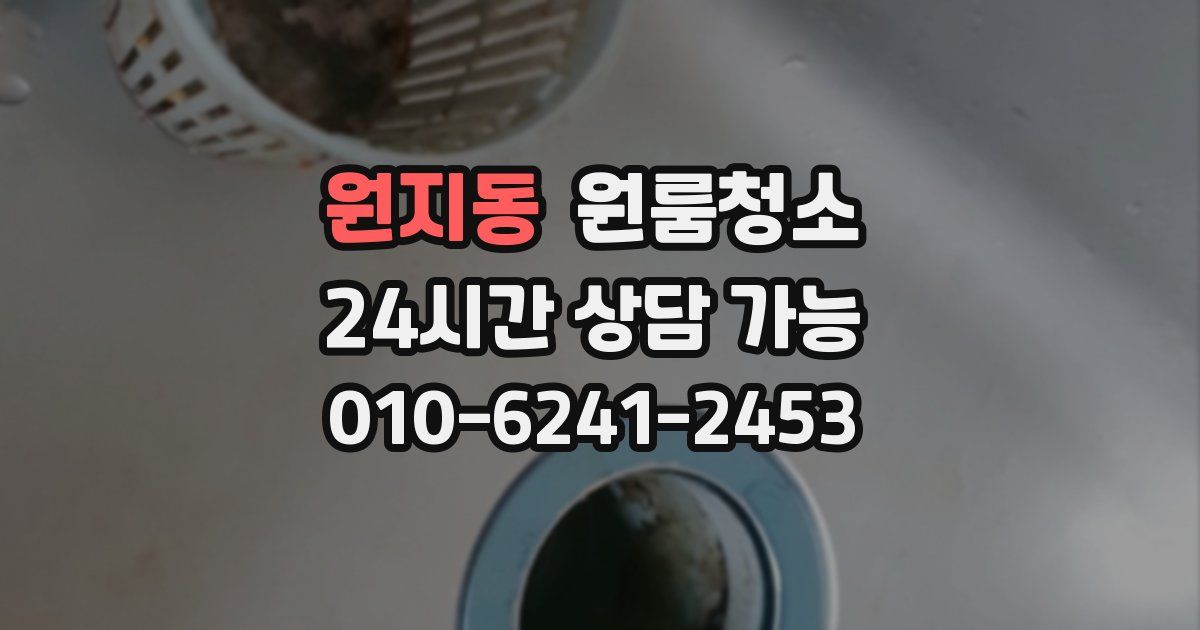 원지동 입주청소