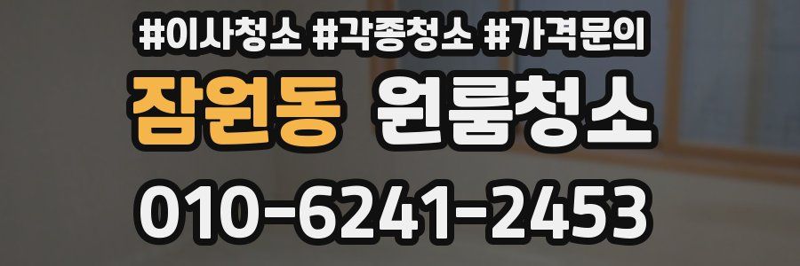 잠원동 이사청소