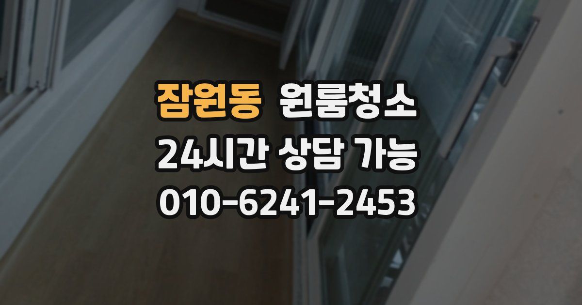 잠원동 입주청소