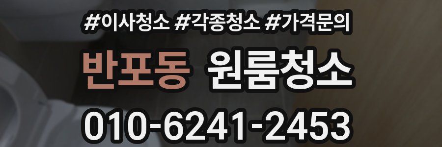 반포동 이사청소