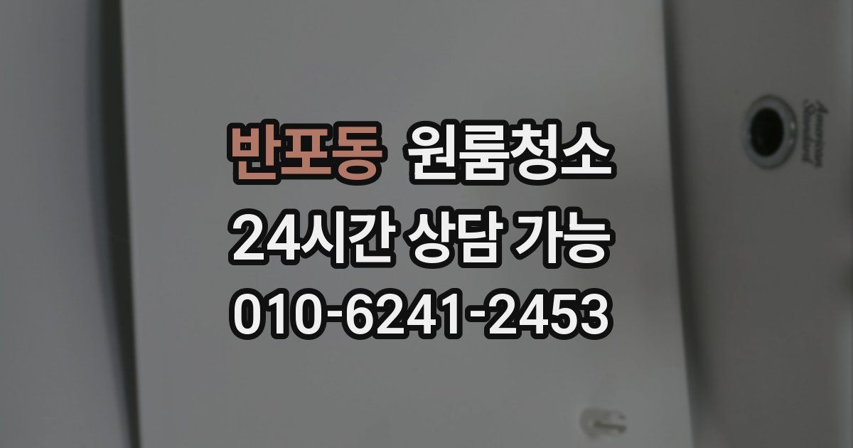 반포동 입주청소