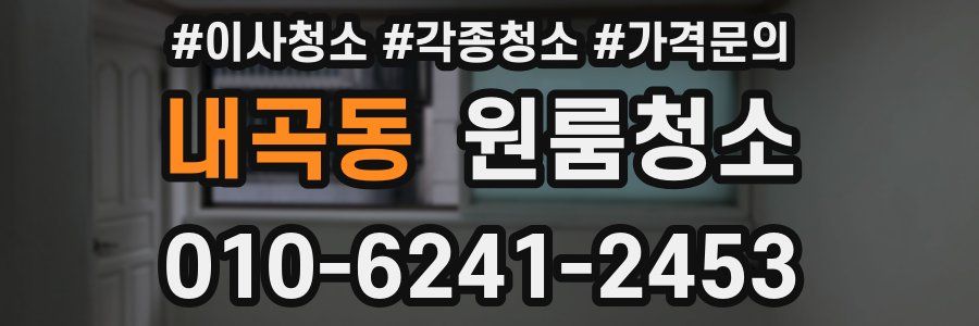 내곡동 이사청소