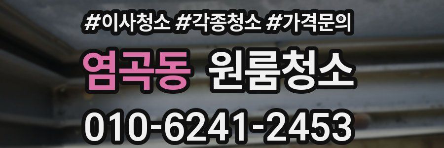 염곡동 이사청소