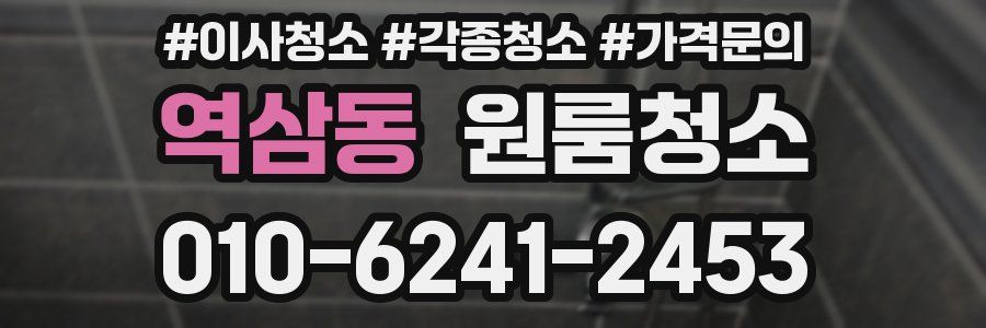 역삼동 이사청소