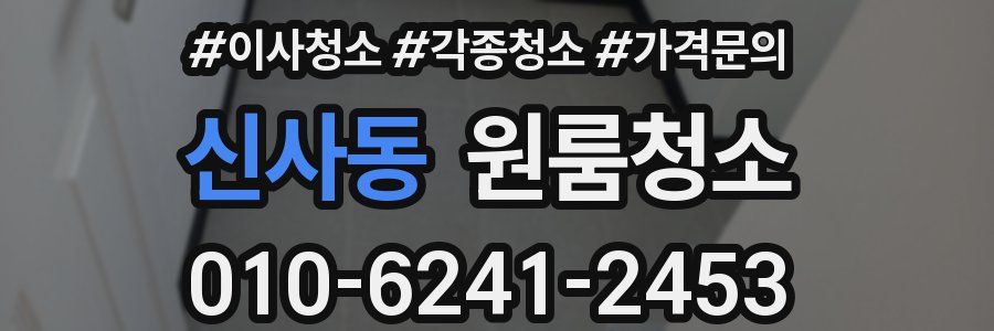 신사동 이사청소