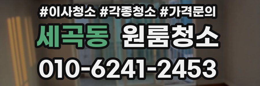 세곡동 이사청소