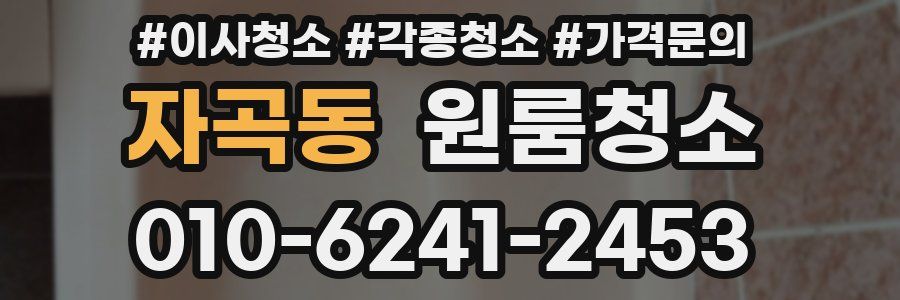 자곡동 이사청소