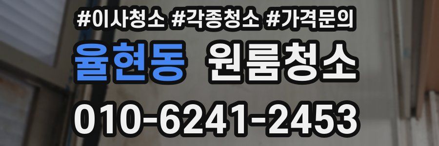 율현동 이사청소