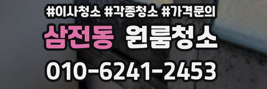 삼전동 이사청소