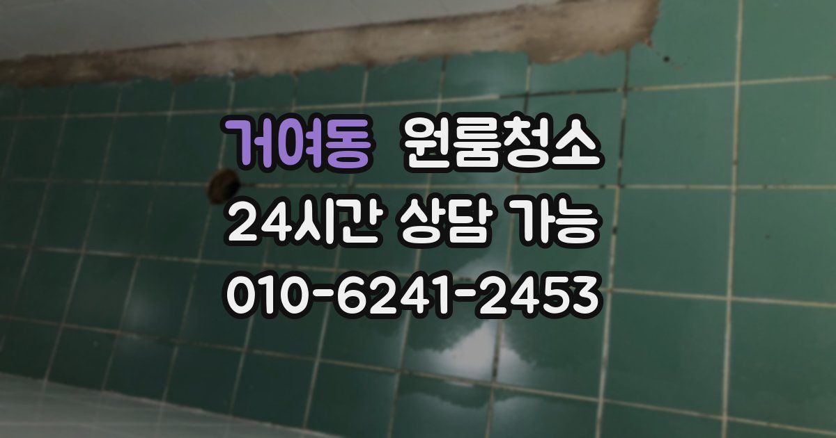 거여동 입주청소