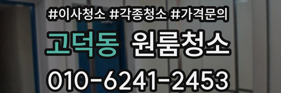 고덕동 이사청소