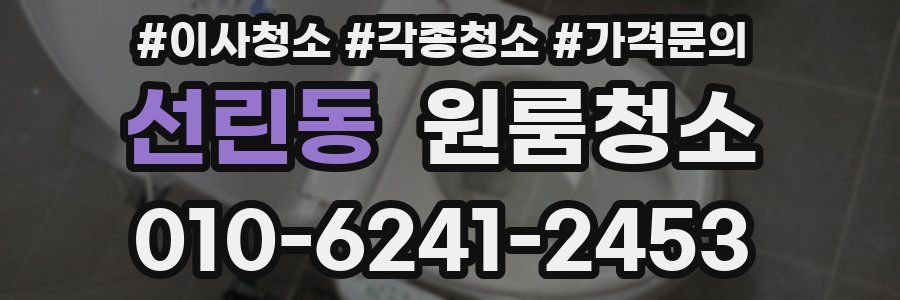 선린동 이사청소