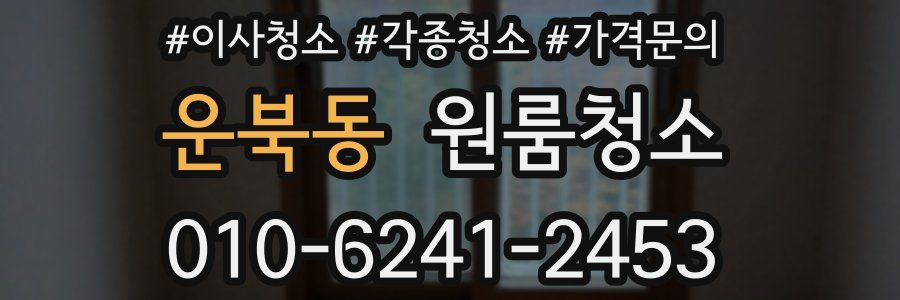 운북동 이사청소