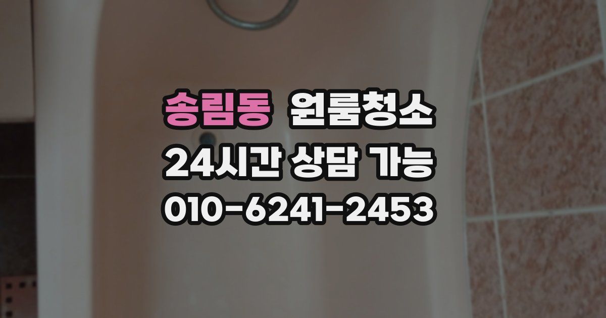 송림동 입주청소