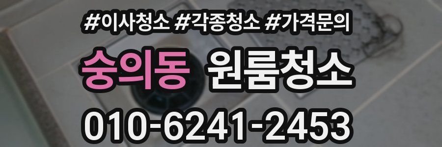 숭의동 이사청소