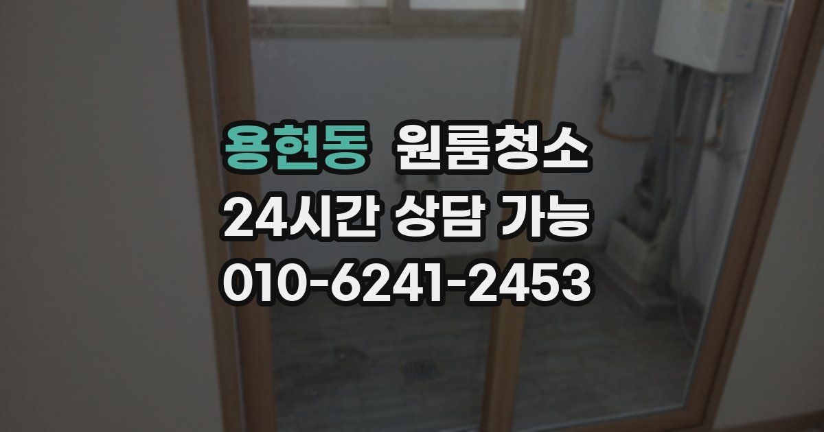 용현동 입주청소