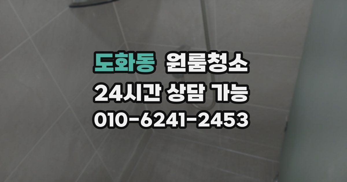 도화동 입주청소