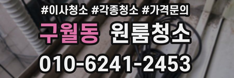 구월동 이사청소