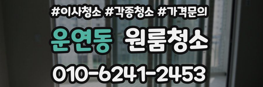 운연동 이사청소