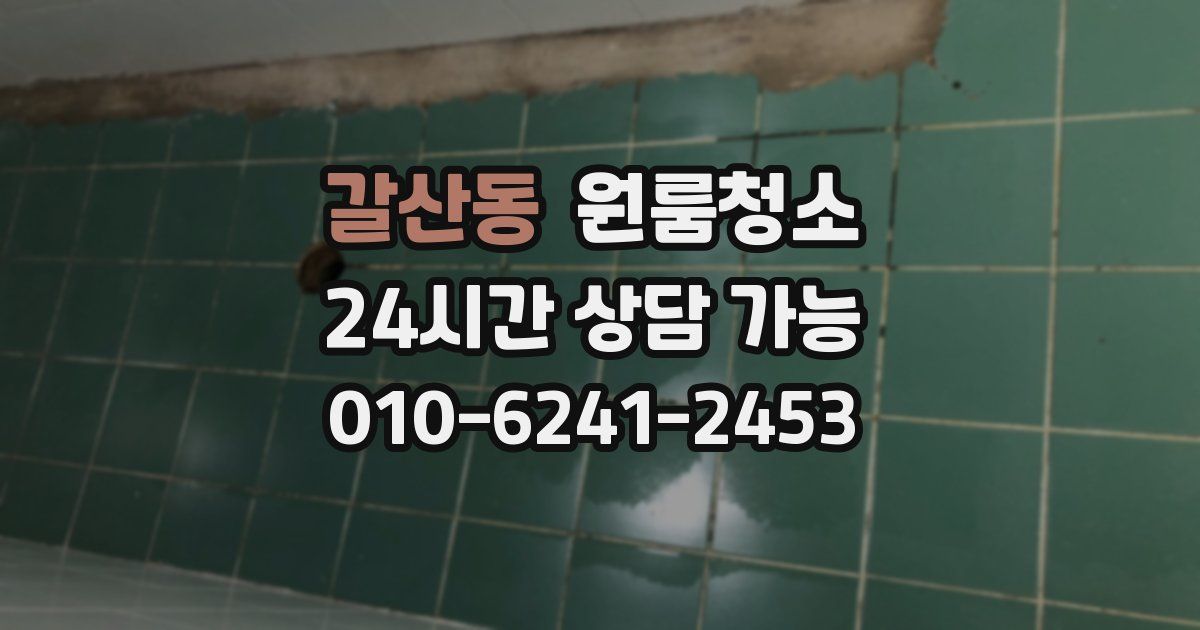 갈산동 입주청소