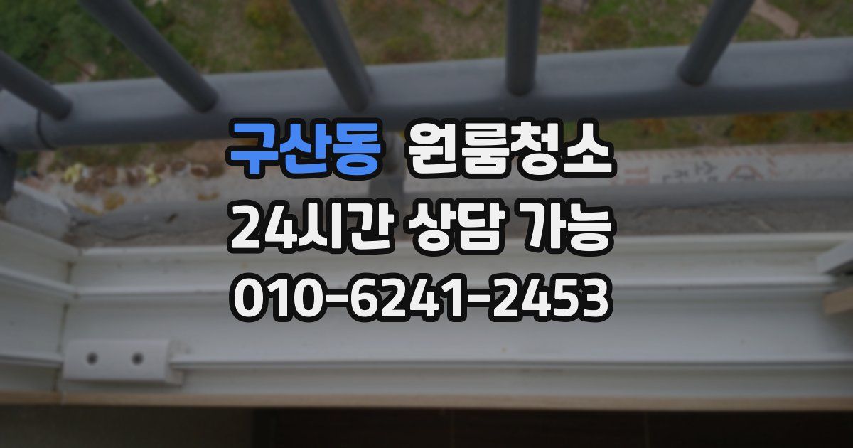 구산동 입주청소