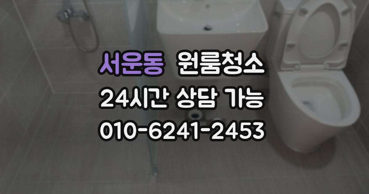 서운동 입주청소