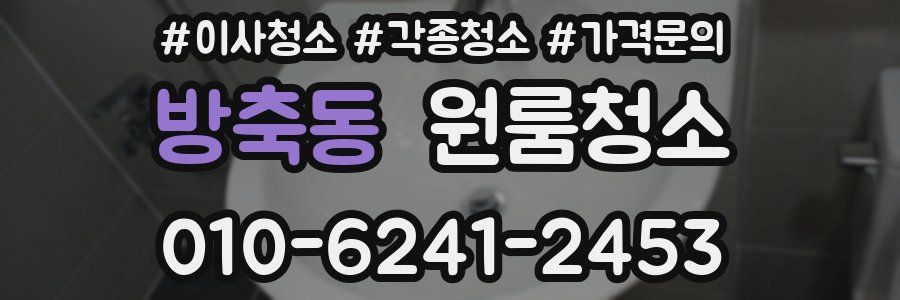 방축동 이사청소