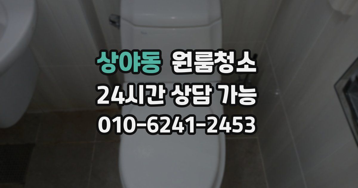 상야동 입주청소