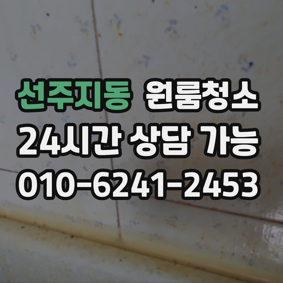 선주지동 원룸청소