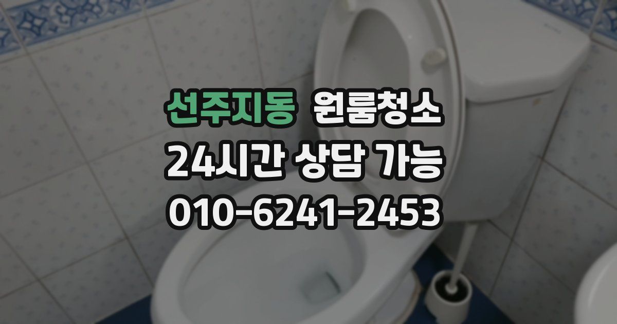 선주지동 입주청소