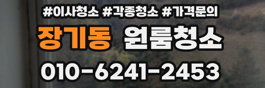 장기동 이사청소