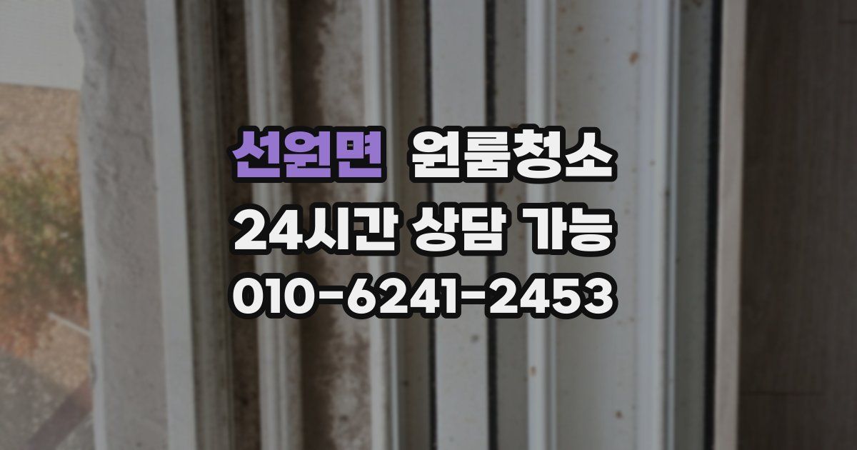 선원면 입주청소