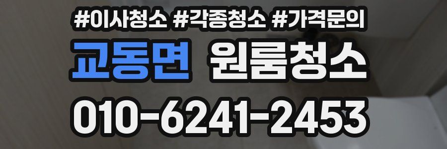 교동면 이사청소