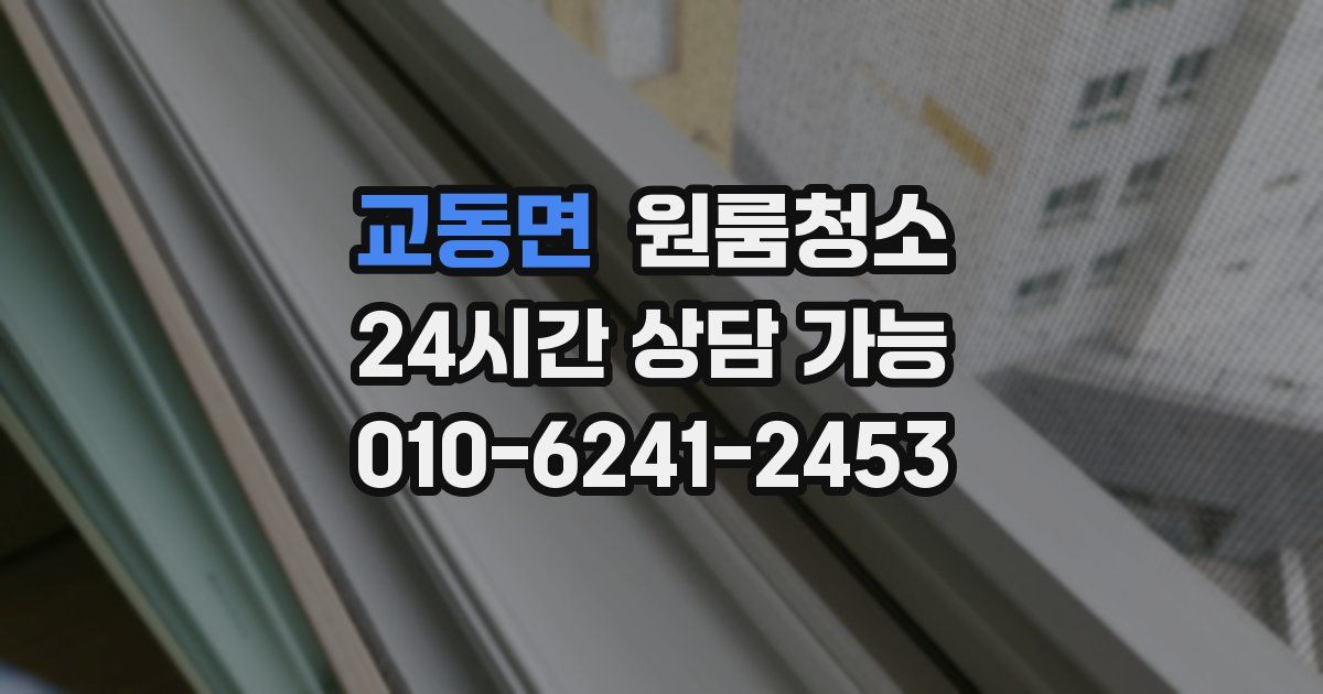 교동면 입주청소