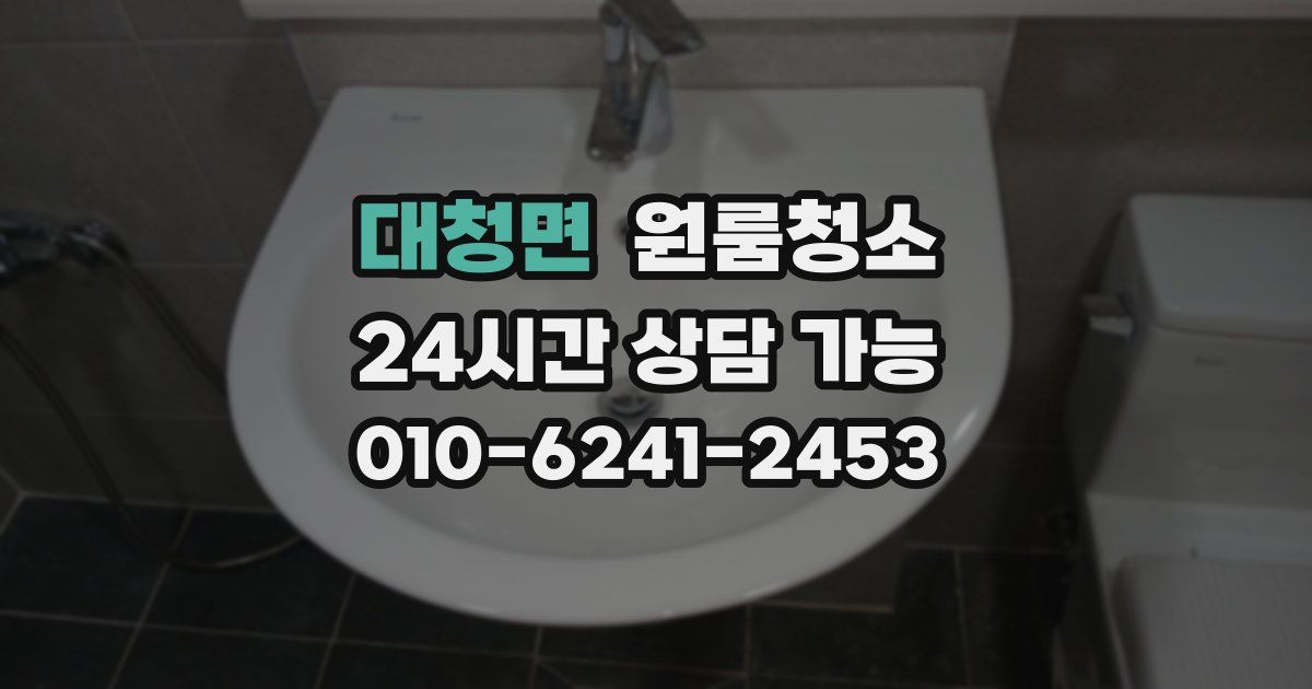 대청면 입주청소