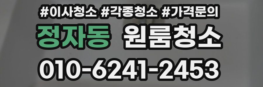 정자동 이사청소