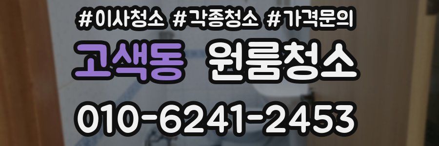 고색동 이사청소