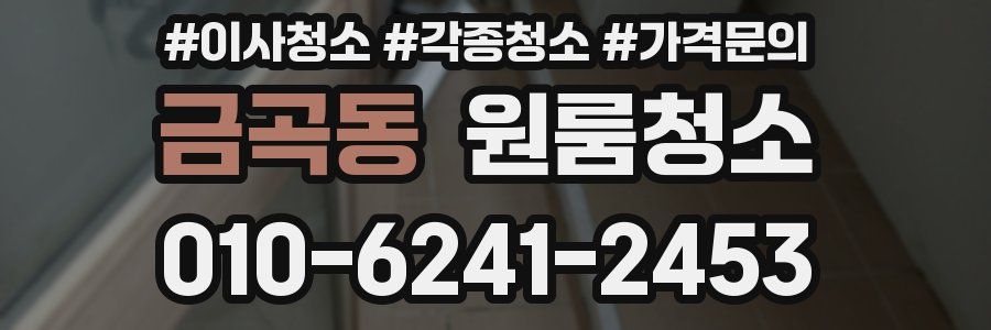 금곡동 이사청소