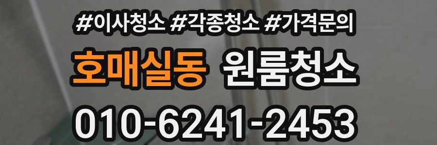 호매실동 이사청소