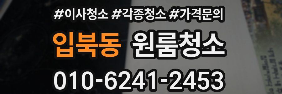 입북동 이사청소