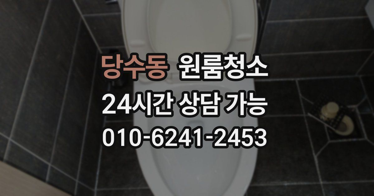 당수동 입주청소