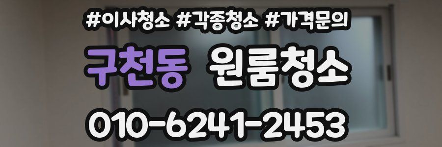 구천동 이사청소