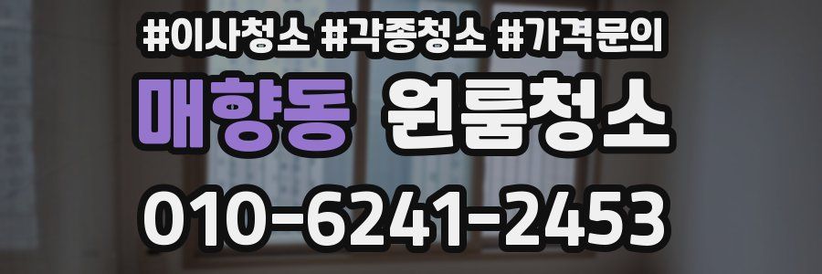 매향동 이사청소