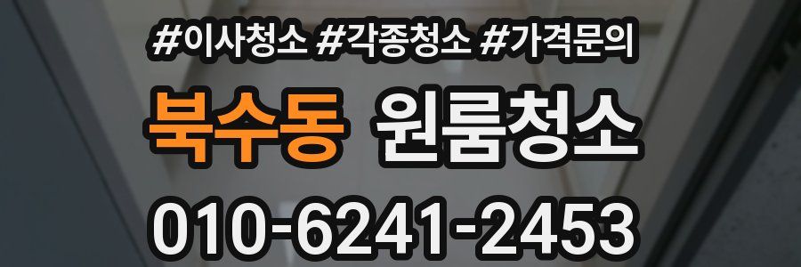 북수동 이사청소