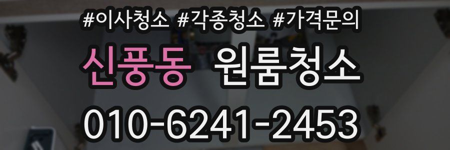 신풍동 이사청소