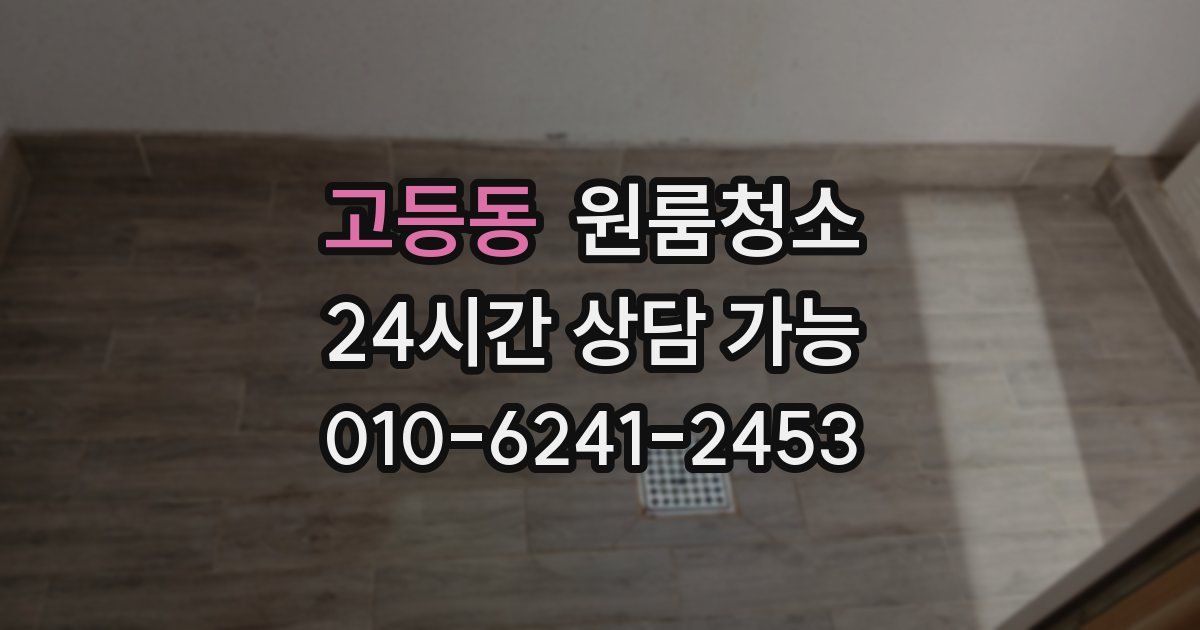 고등동 입주청소
