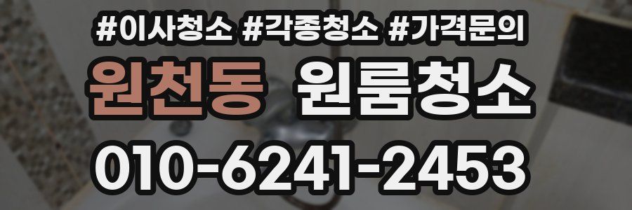 원천동 이사청소