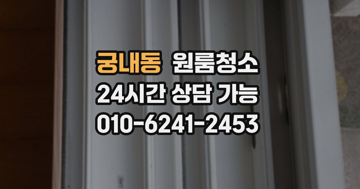 궁내동 입주청소