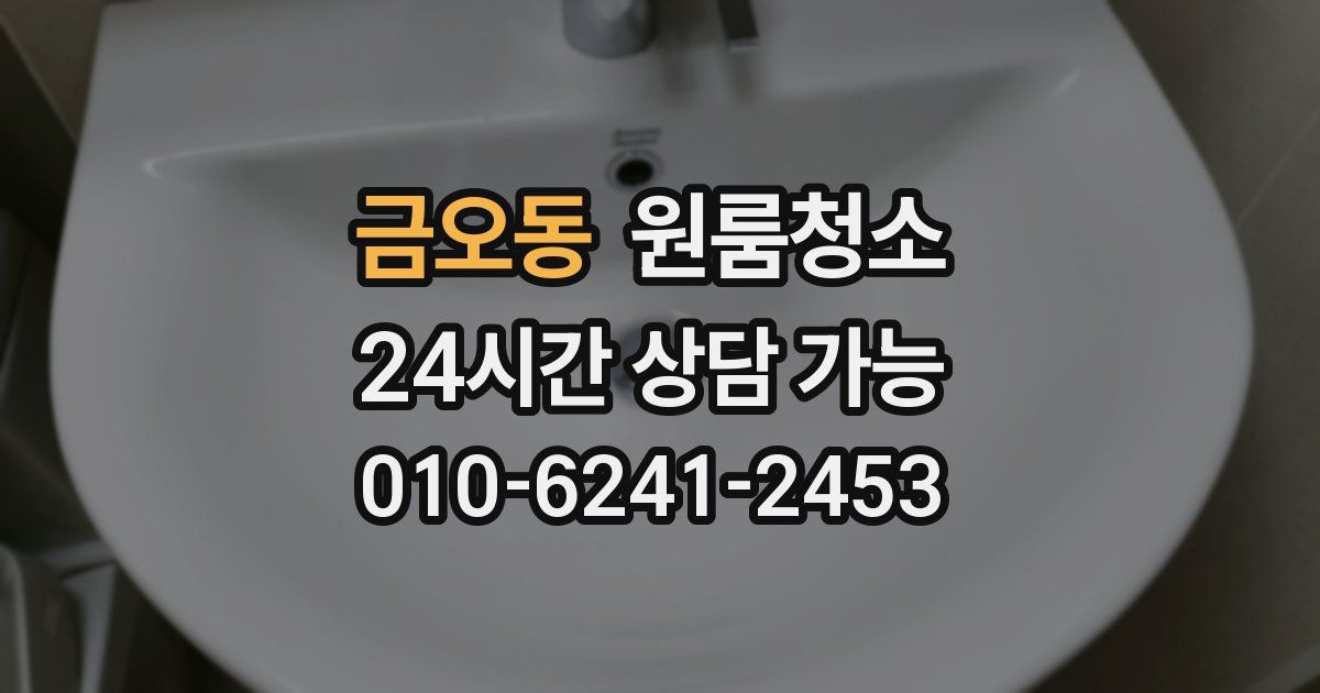 금오동 입주청소